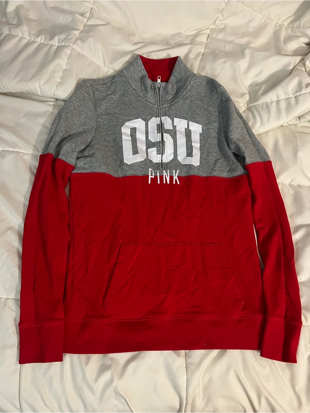 VS PINK OSU Quarter Zip